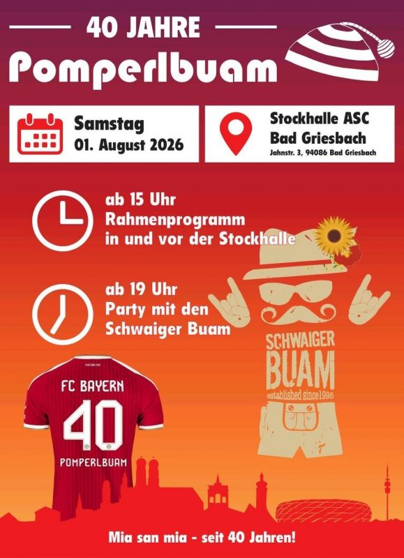 40-Jahrfeier der Pomperlbuam